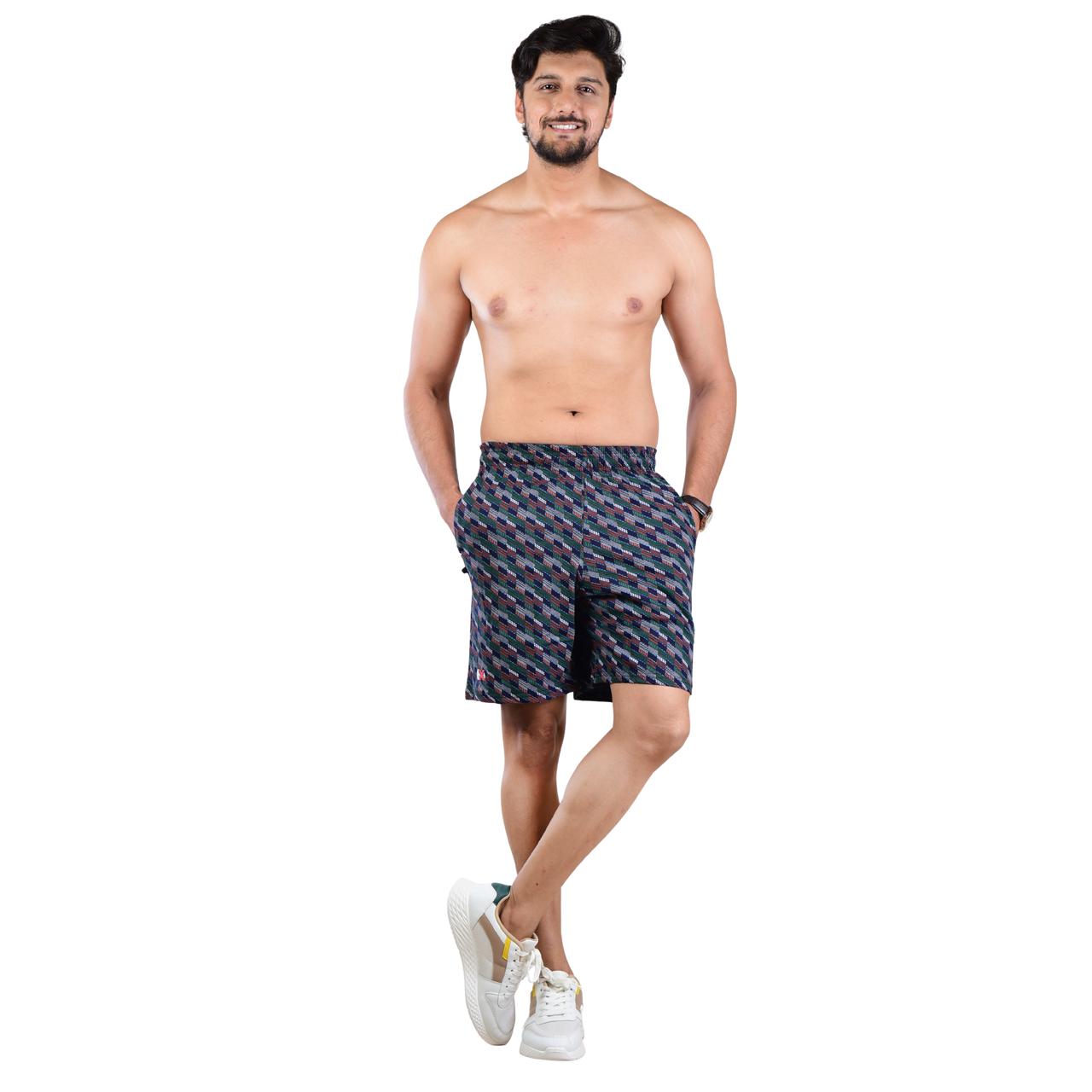 Bermex Men's Premium Casual Printed Shorts – Stylish Comfort for Every Day
